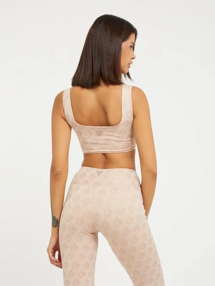 Women All Over Gj Active Bra Multi Pink Guess Activewear