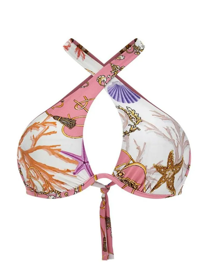 Women All Over Print Bra Multi Pink Guess Beachwear