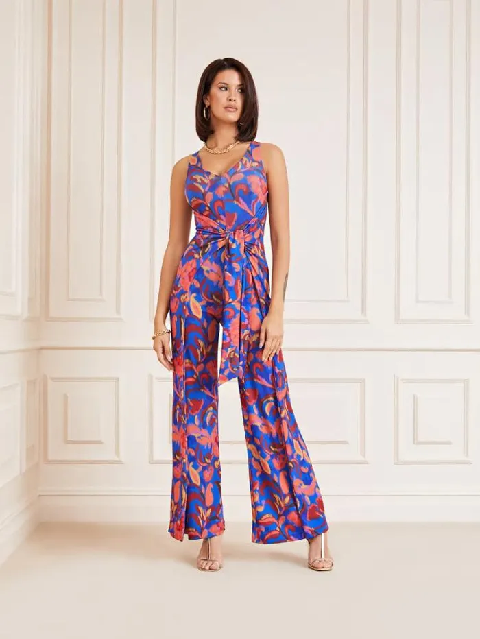 Women All Over Print Jumpsuit Multicolor Pattern Guess Dresses And Jumpsuits