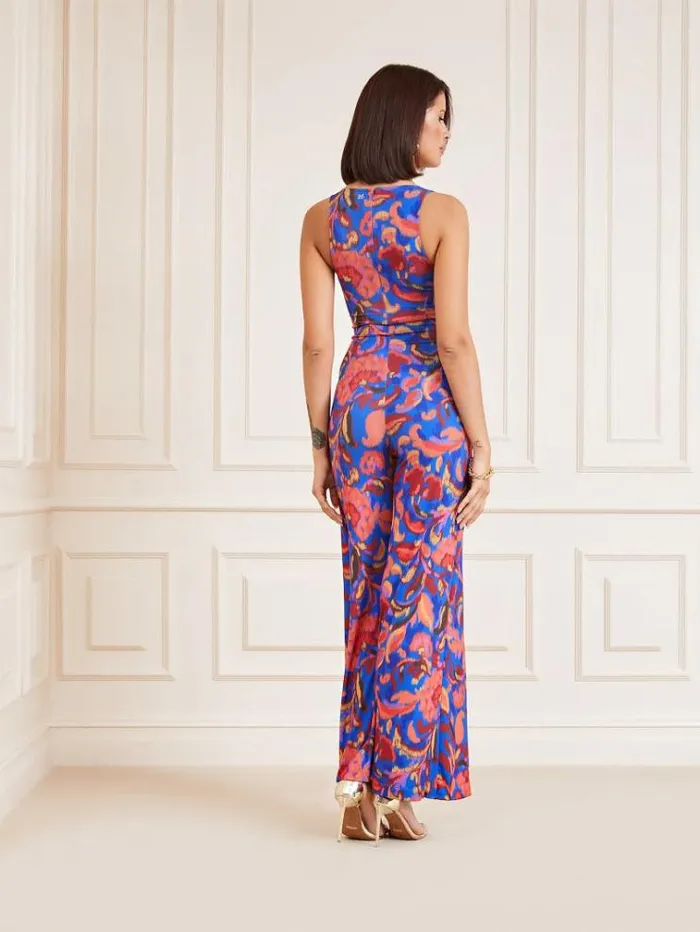 Women All Over Print Jumpsuit Multicolor Pattern Guess Dresses And Jumpsuits