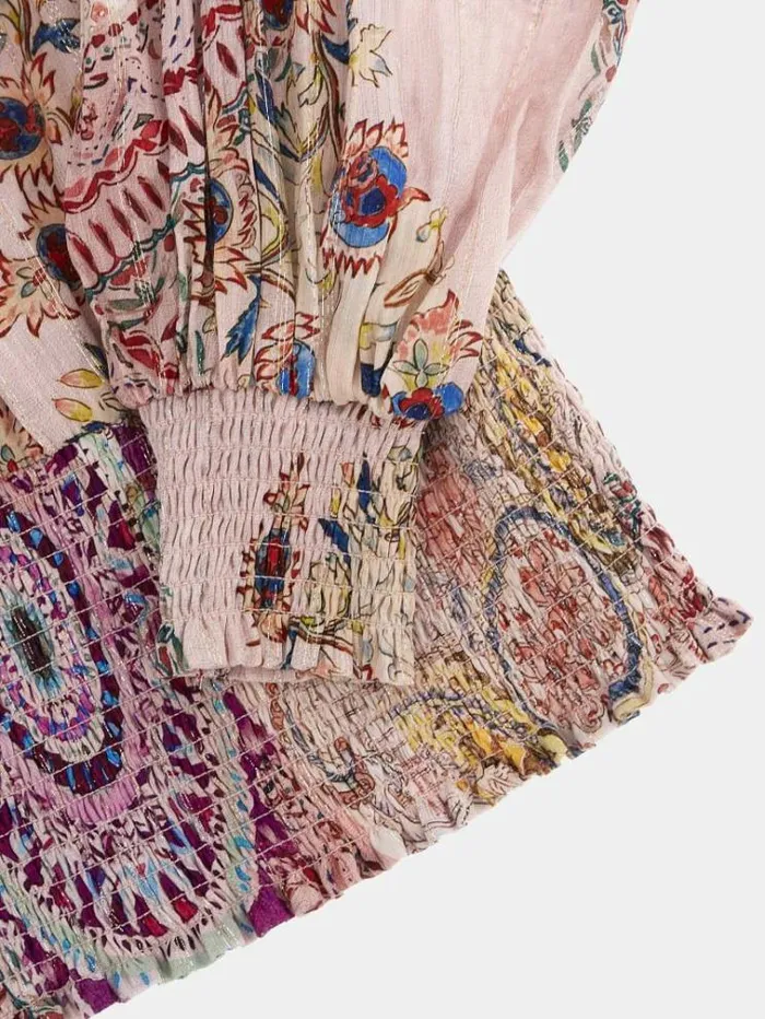 Women All Over Print Top Multicolor Pattern Guess Tops And Shirts