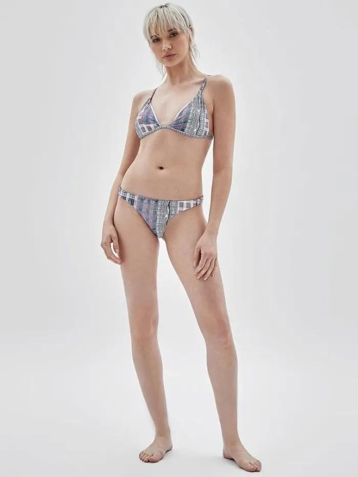 Women All Over Print Triangle Bikini Top Multicolor Pattern Guess Beachwear