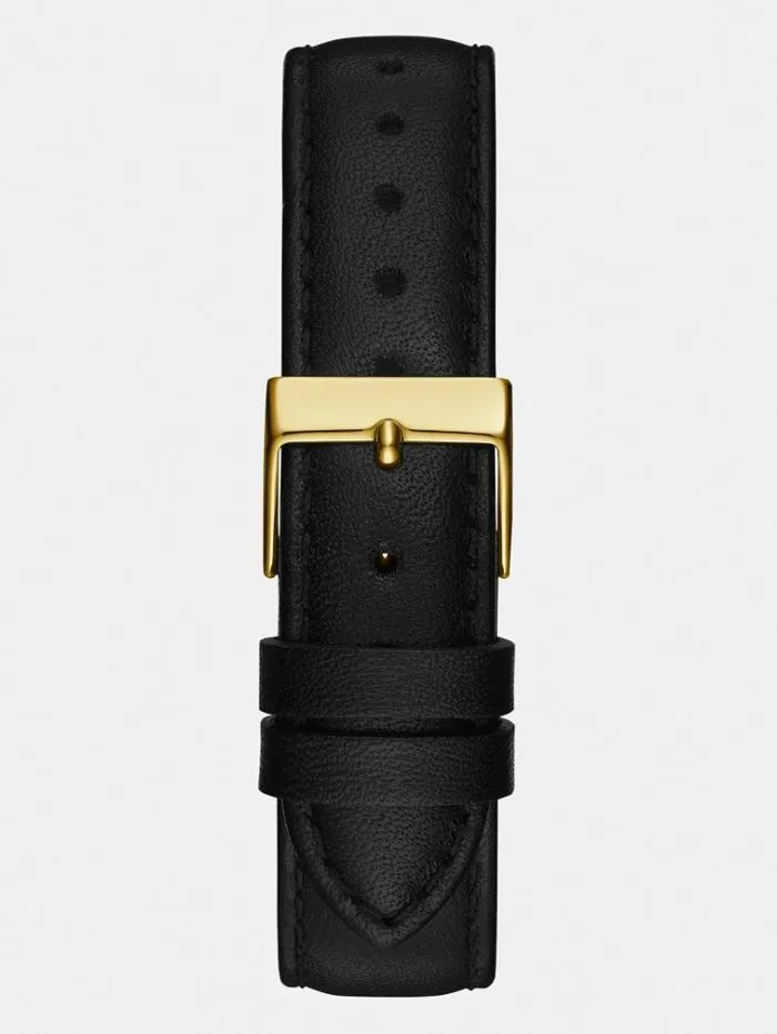 Women Analogue Crystal Watch Gold Guess Watches