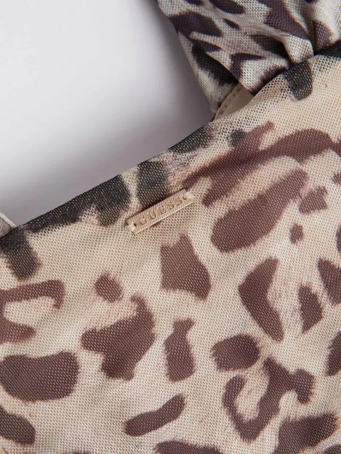 Women Animalier Print Dress Animalier Guess Dresses And Jumpsuits