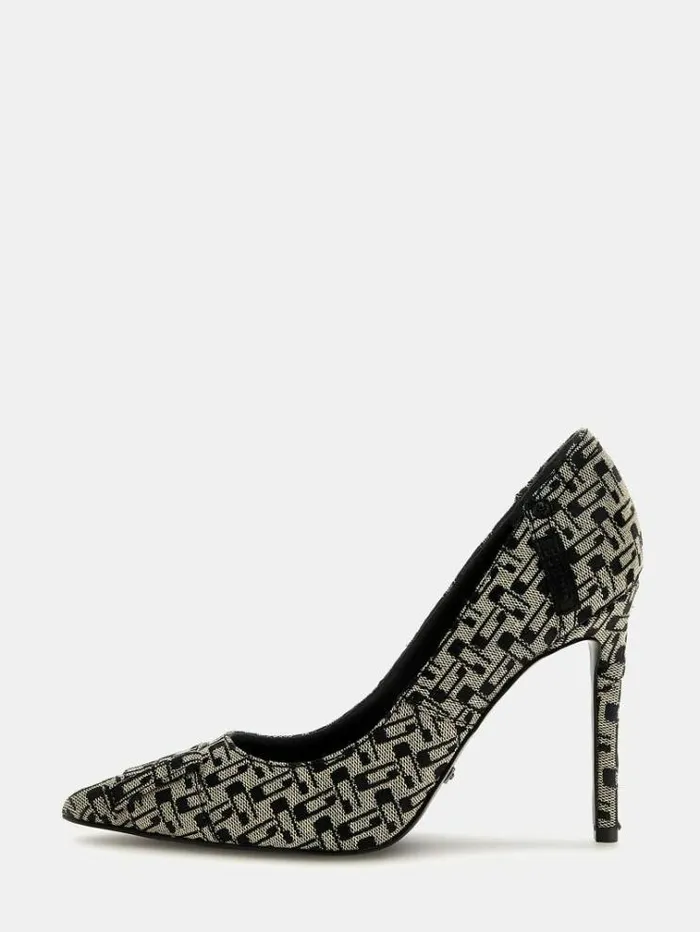 Women Avel G Cube Court Shoes Black Guess Heels