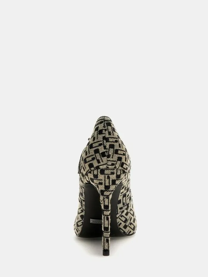 Women Avel G Cube Court Shoes Black Guess Heels