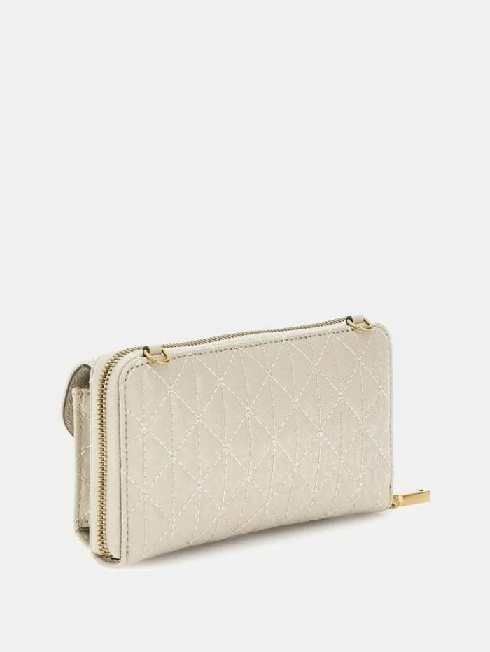 Women Aveta 4g Logo Mini Crossbody Light Pink Guess Crossbody Bags