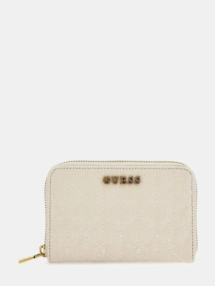 Women Aveta Patent 4g Logo Wallet Light Pink Guess Wallets