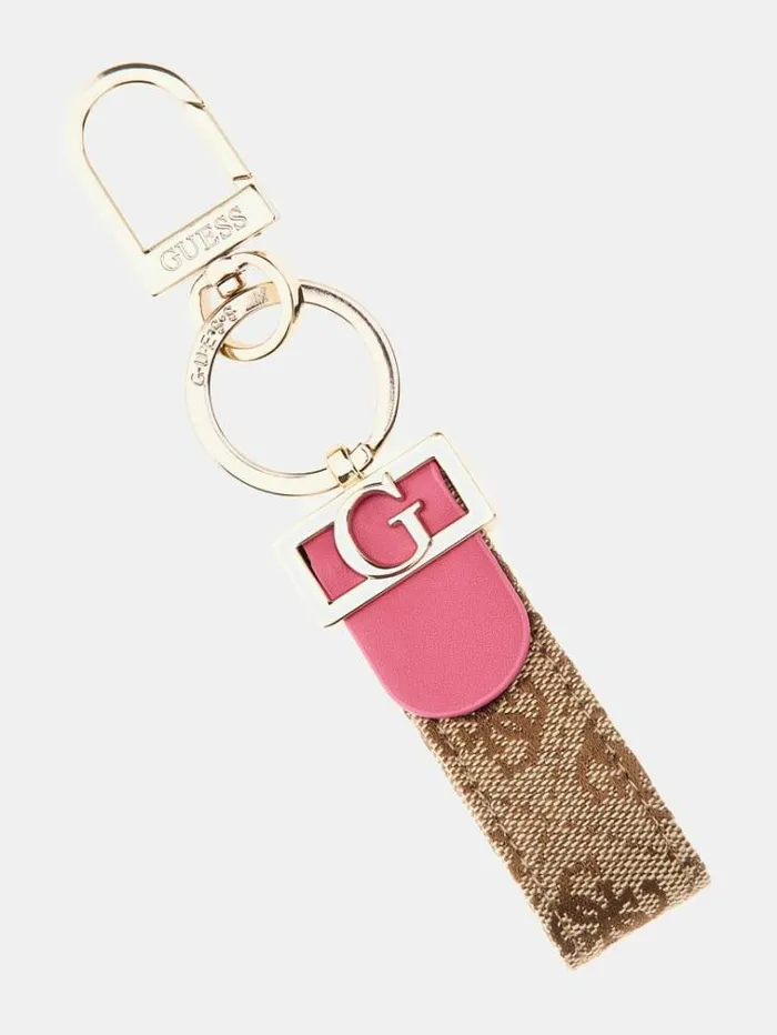 Women Aviana 4g Logoprint Keychain Fuchsia Guess High Tech Accessories And Keychains Women Aviana 4g Logoprint Keychain Fuchsia Guess High Tech Accessories And Keychains