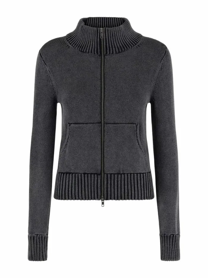 Women Back Embroidery Sweater Black Guess Knitwear And Sweatshirts