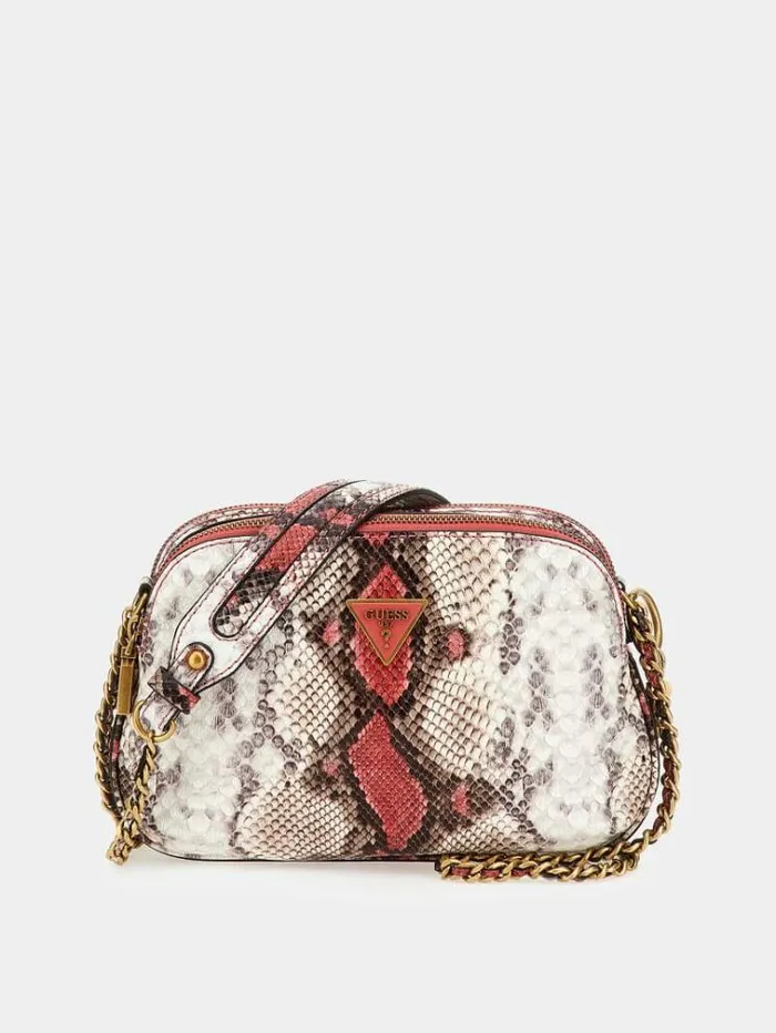 Women Becci Pythonprint Mini Crossbody Multicolor Pattern Guess Crossbody Bags