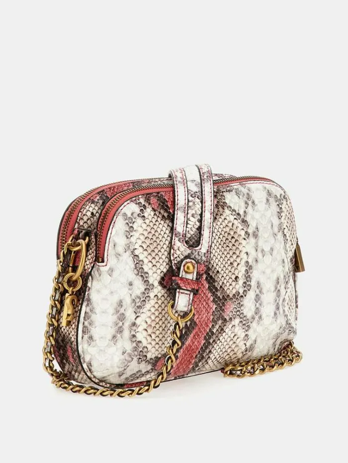 Women Becci Pythonprint Mini Crossbody Multicolor Pattern Guess Crossbody Bags