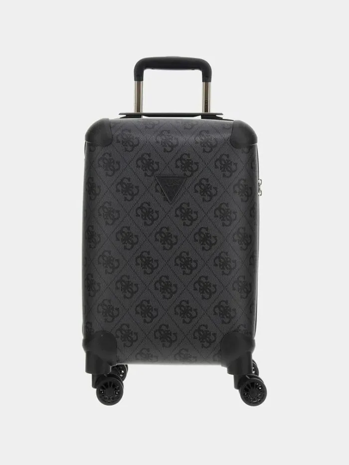 Women Berta 4g Logo Trolley Grey Guess Travel Bags