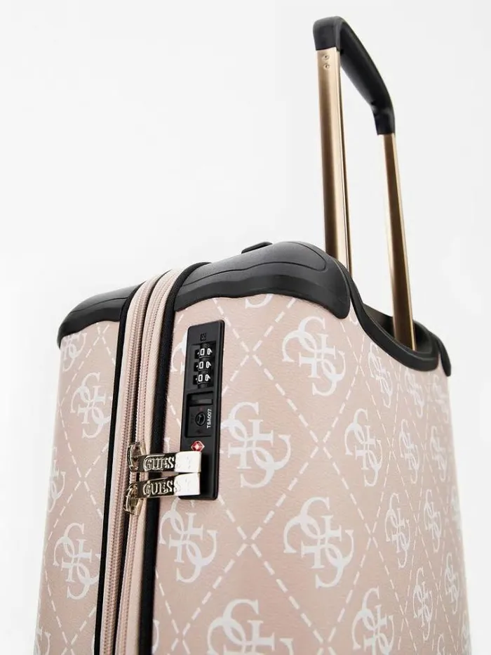 Women Berta 4g Logo Trolley Multi Pink Guess Travel Bags
