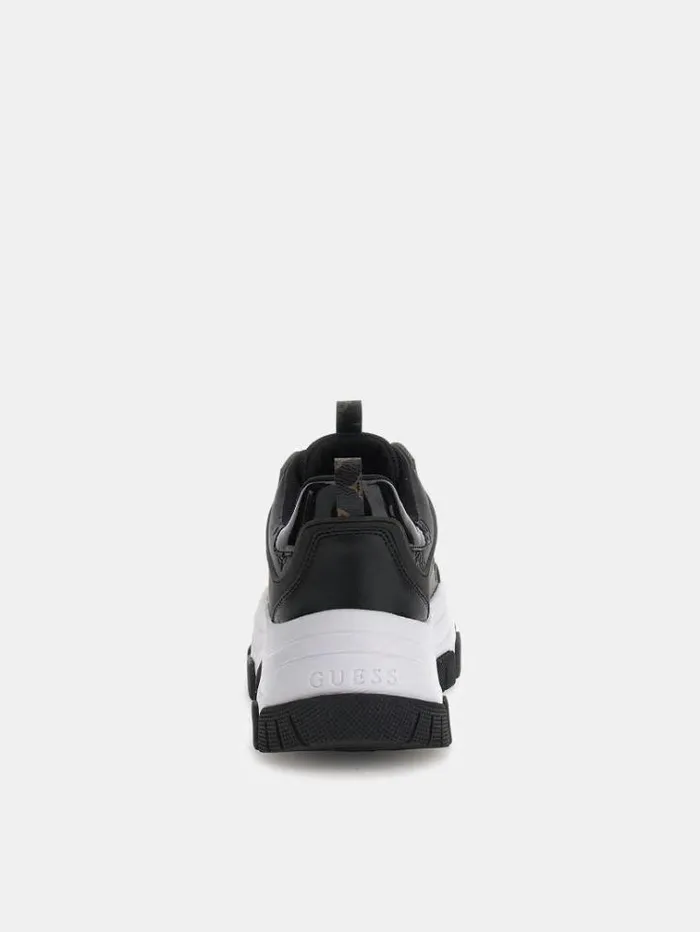 Women Bisun 4g Peony Running Shoes Black Guess Sneakers
