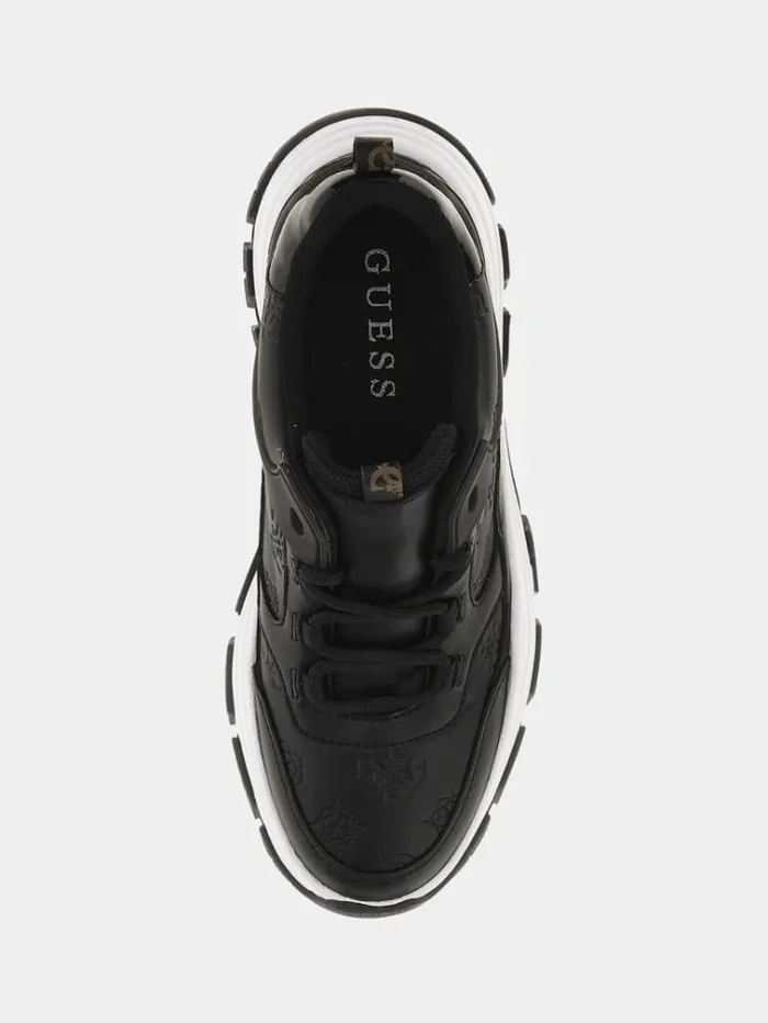 Women Bisun 4g Peony Running Shoes Black Guess Sneakers