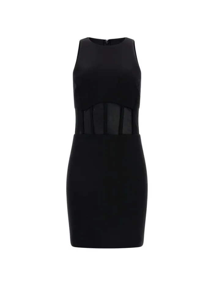 Women Bodycon Mini Scuba Dress Black Guess Dresses And Jumpsuits