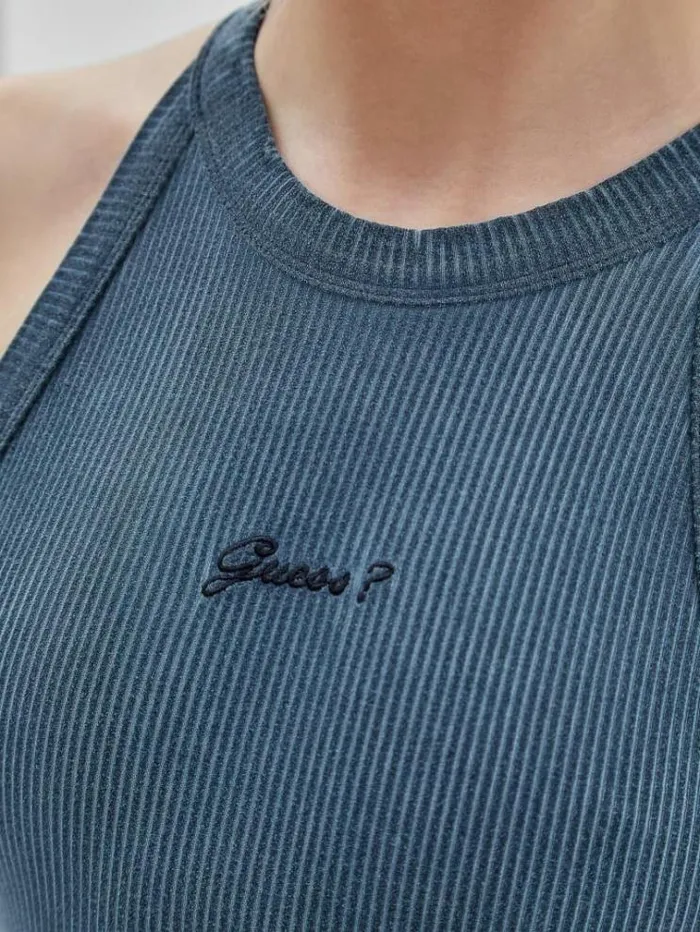 Women Bodycon Tank Dress Blue Guess Dresses And Jumpsuits