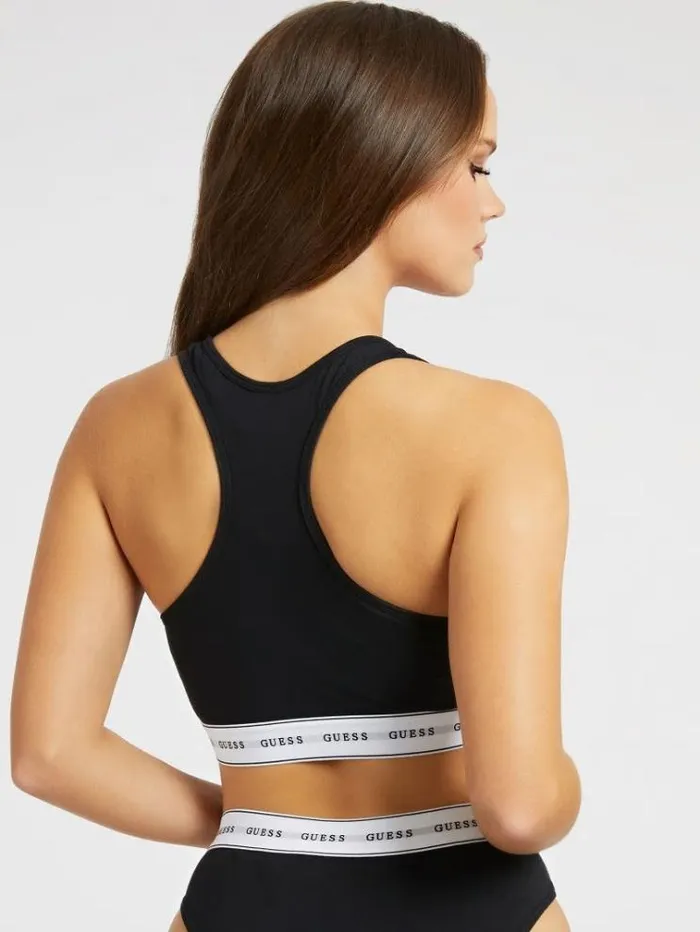 Women Bralette With Logo Band Black Guess Underwear