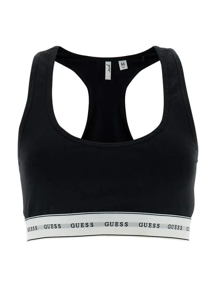 Women Bralette With Logo Band Black Guess Underwear