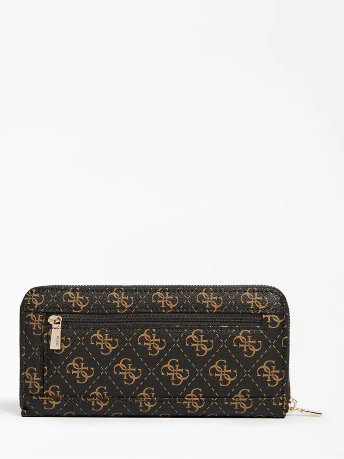 Women Brenton Eco Maxi Wallet Brown Multi Guess Wallets