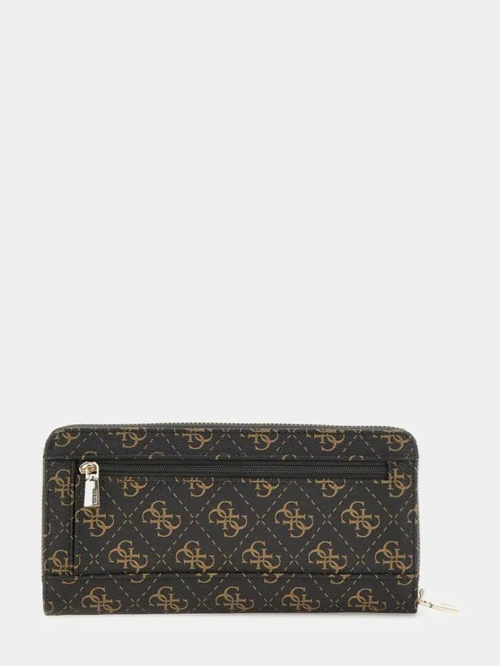 Women Brenton Eco Maxi Wallet Brown Multi Guess Wallets