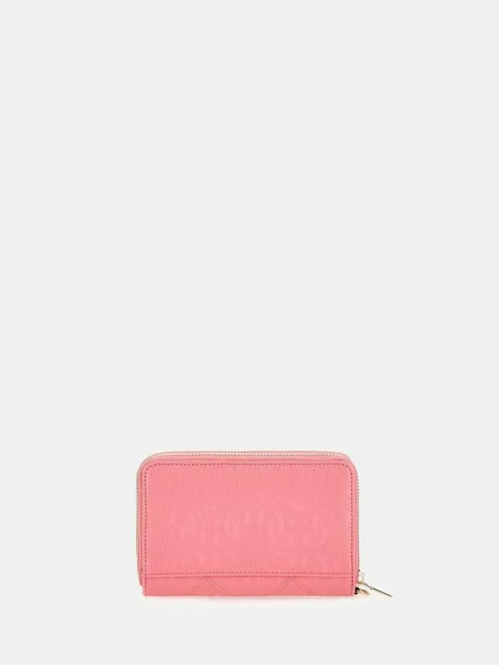 Women Caddie 4g Logo Patent Wallet Fuchsia Guess Wallets