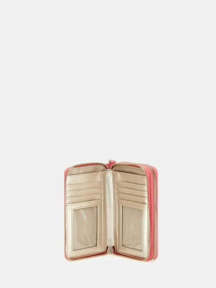 Women Caddie 4g Logo Patent Wallet Fuchsia Guess Wallets