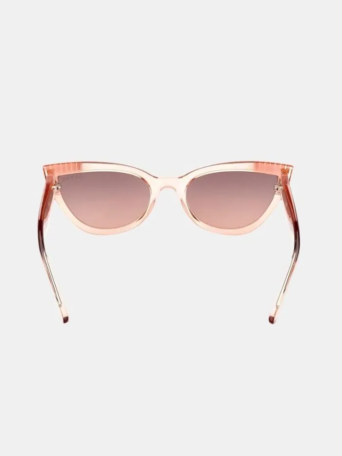 Women Cats Eye Sunglasses Beige Guess Sunglasses