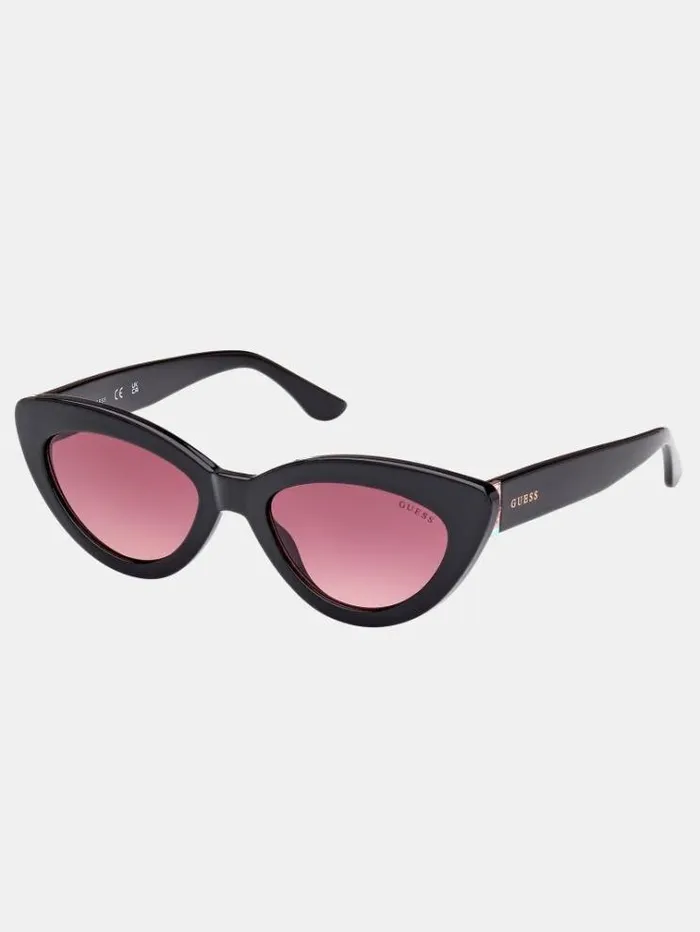 Women Cats Eye Sunglasses Black Guess Sunglasses
