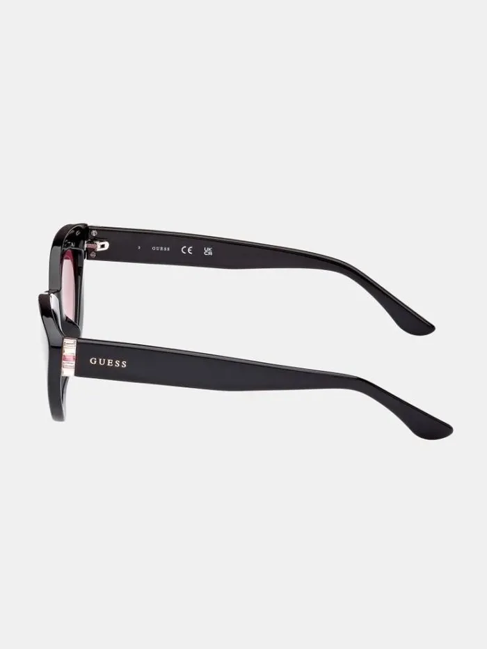Women Cats Eye Sunglasses Black Guess Sunglasses