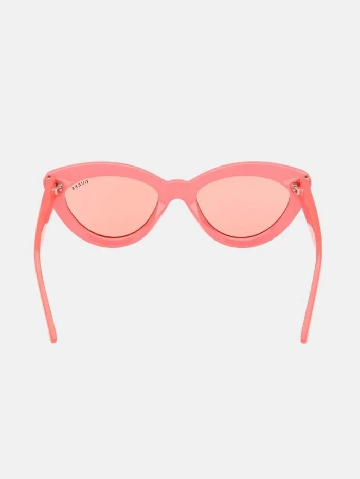 Women Cats Eye Sunglasses Pink Guess Sunglasses