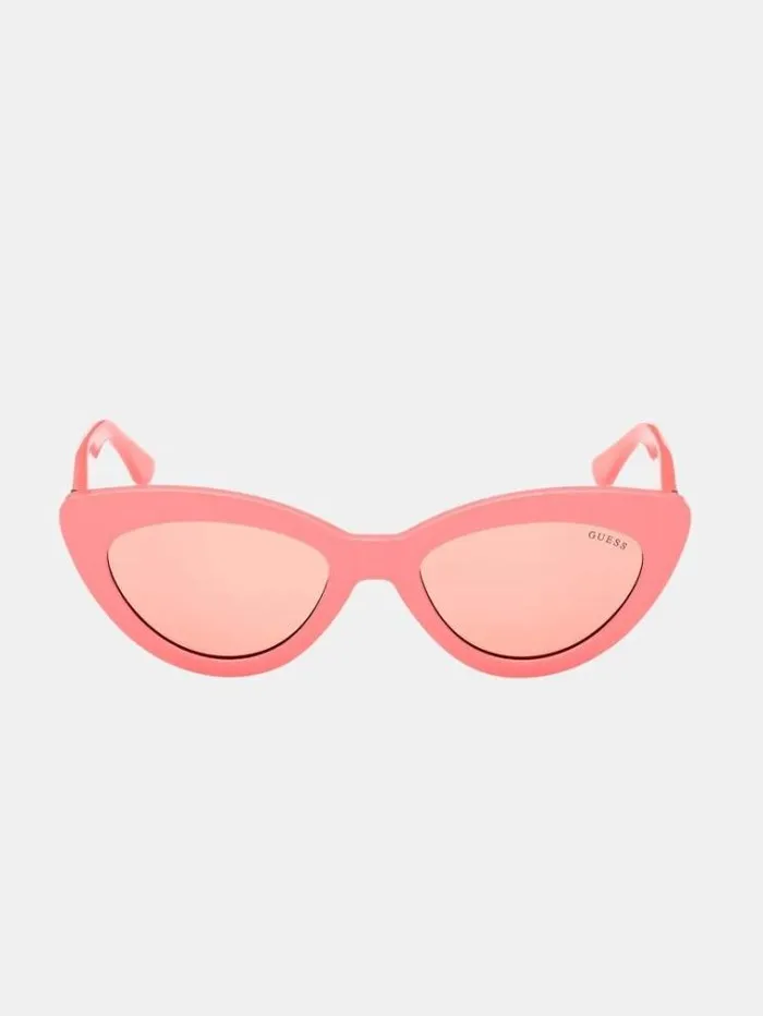 Women Cats Eye Sunglasses Pink Guess Sunglasses