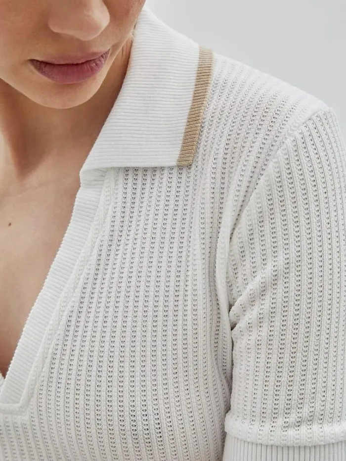 Women Cropped Top White Guess Tops And Shirts
