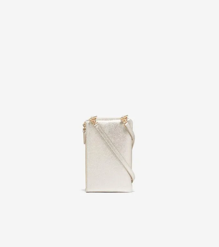 Women Crossbody Bags Cole Haan AllInOne Flap Crossbody Bag Gold