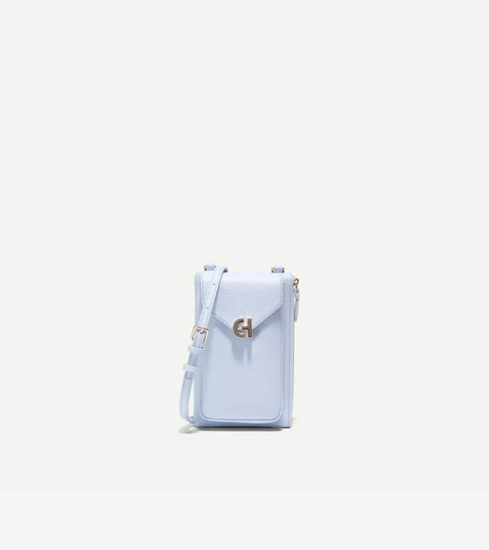 Women Crossbody Bags Cole Haan AllInOne Flap Crossbody Bag Heather Blue