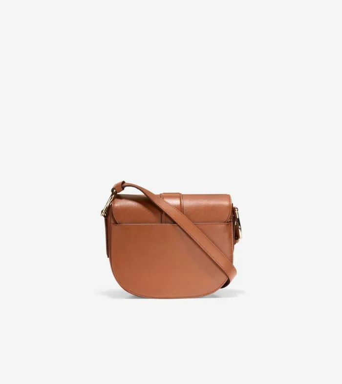 Women Crossbody Bags Cole Haan Essential Mini Saddle Bag British Tan