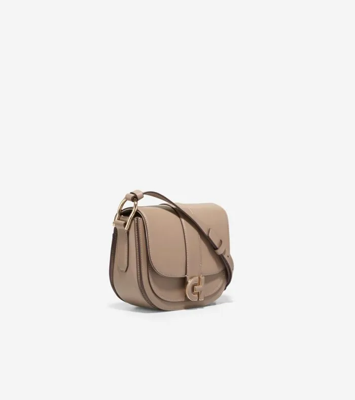Women Crossbody Bags Cole Haan Essential Mini Saddle Bag Irish Coffee