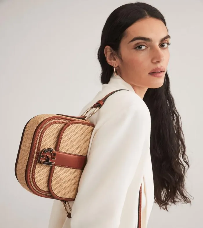 Women Crossbody Bags Cole Haan Essential Mini Saddle Tan