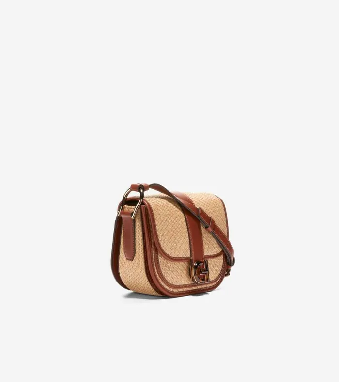 Women Crossbody Bags Cole Haan Essential Mini Saddle Tan