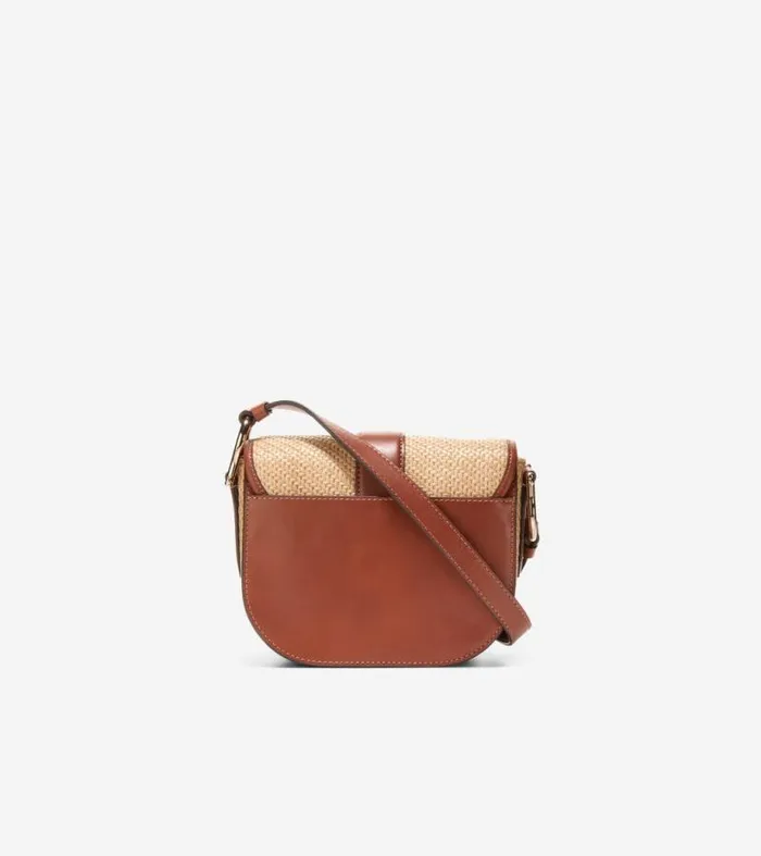 Women Crossbody Bags Cole Haan Essential Mini Saddle Tan