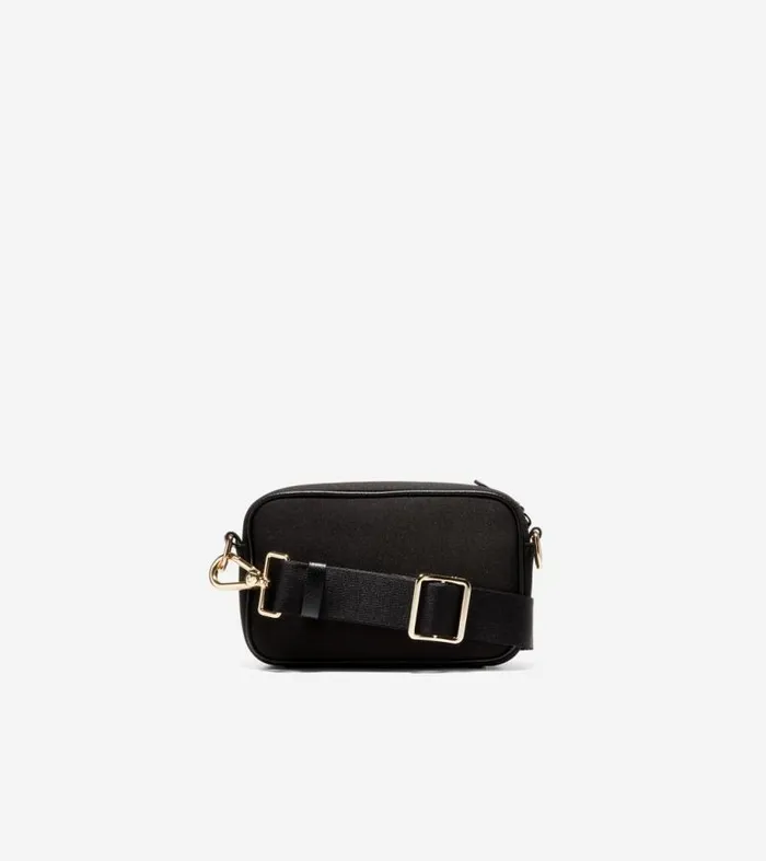 Women Crossbody Bags Cole Haan Neoprene Transit Bag Black