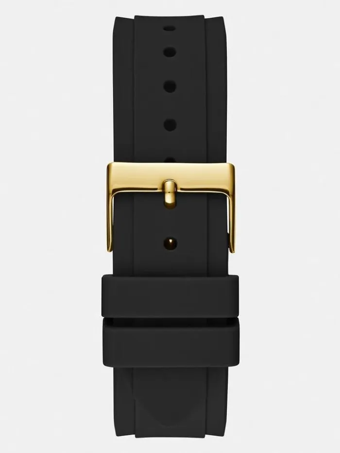 Women Crystal Analogue Watch Black Guess Watches