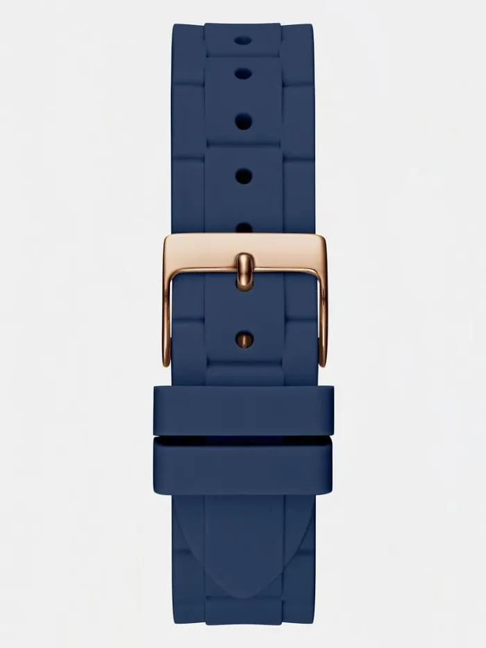 Women Crystal Multifunction Watch Blue Guess Watches