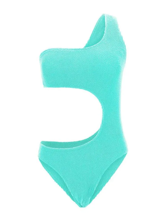 Women Cut Out One Piece Teal Guess Beachwear