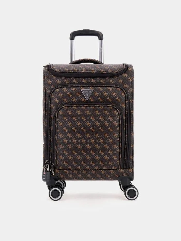 Women Divvy 4g Logo Trolley Brown Guess Travel Bags
