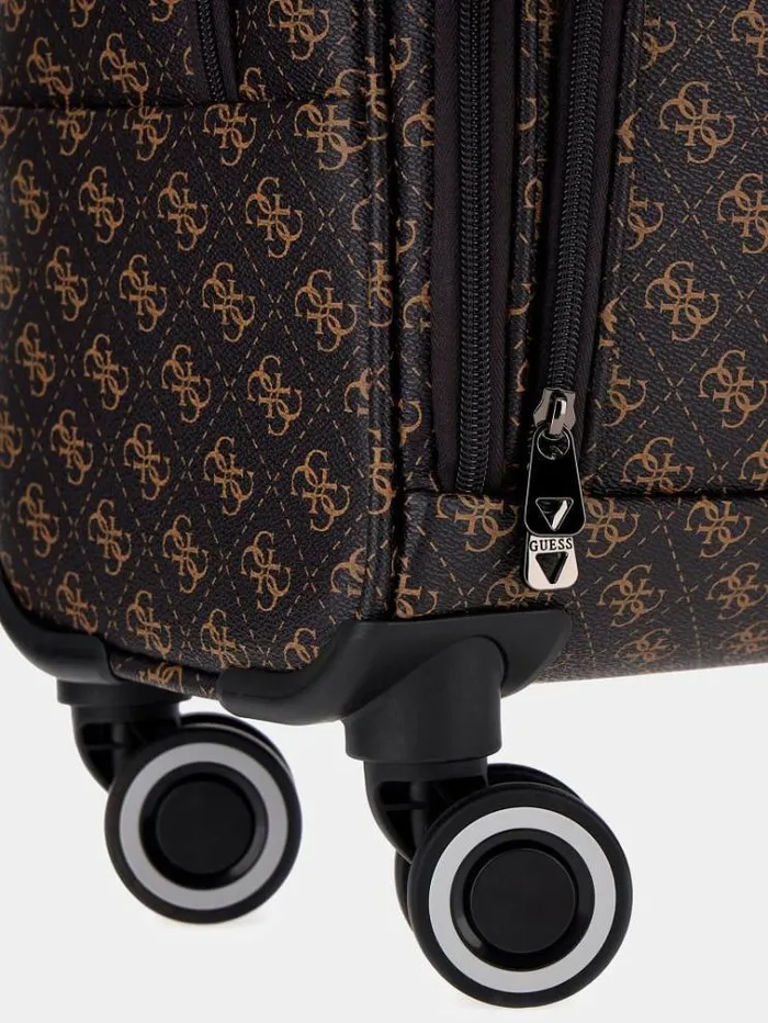 Women Divvy 4g Logo Trolley Brown Guess Travel Bags