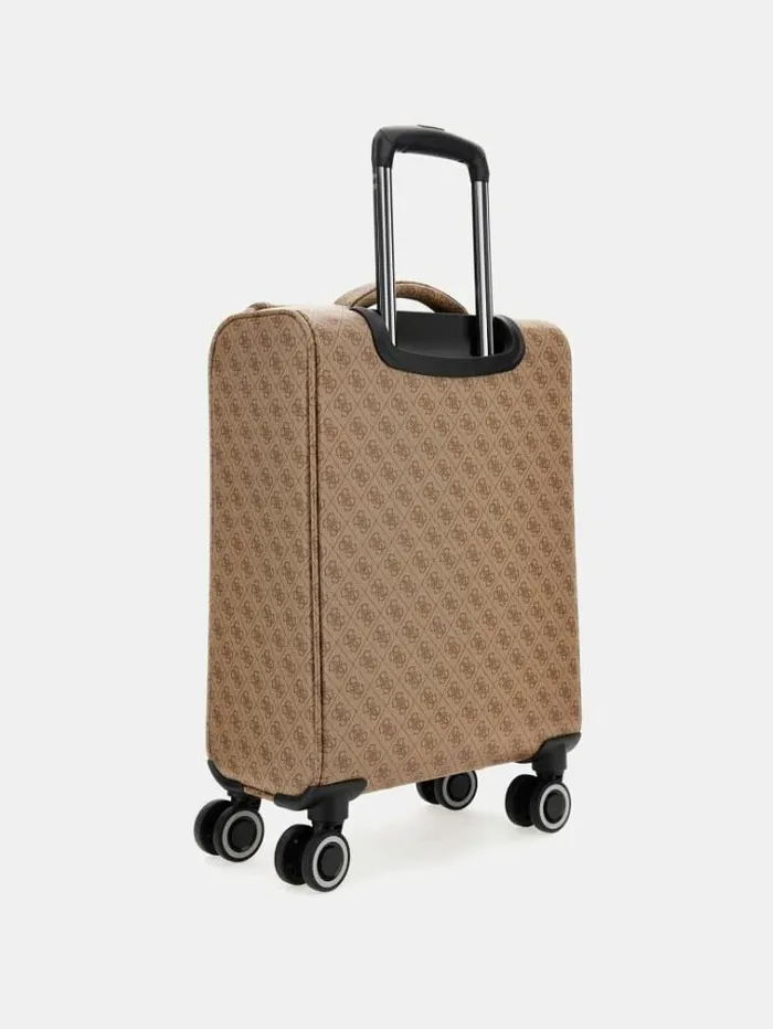 Women Divvy 4g Logo Trolley Multi Beige Guess Travel Bags