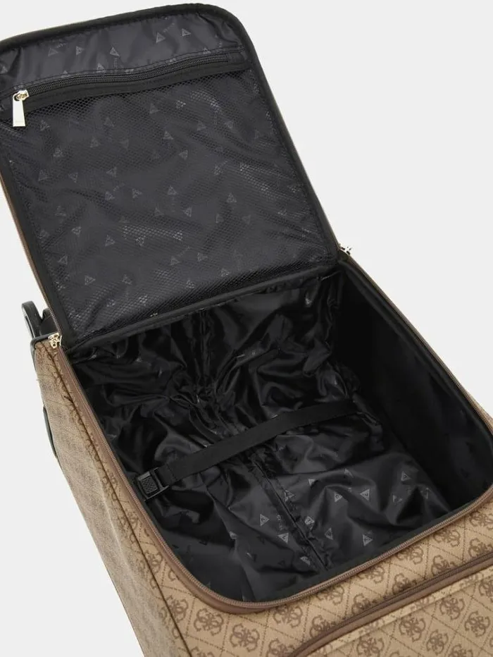 Women Divvy 4g Logo Trolley Multi Beige Guess Travel Bags