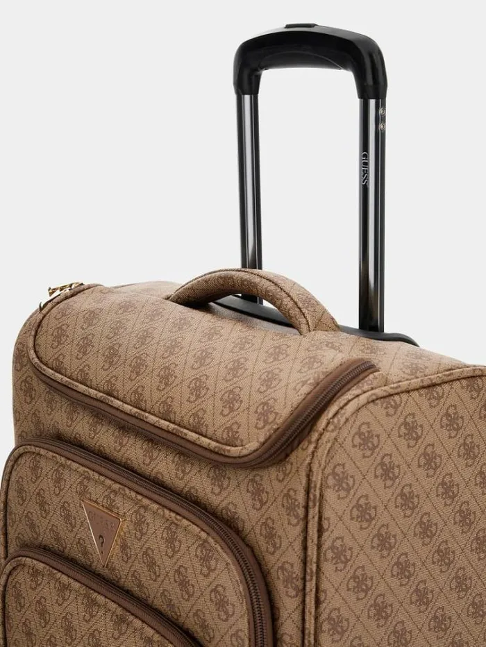 Women Divvy 4g Logo Trolley Multi Beige Guess Travel Bags